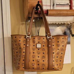 MCM tote bag with pouch